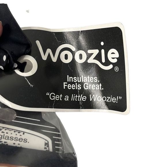 WOOZIE‎ wine Coozie NEW brown print Woozie - Picture 4 of 5